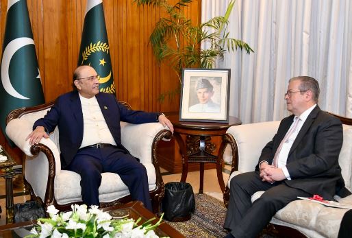 President Zardari lauds French Ambassador’s role in strengthening Pakistan-France ties