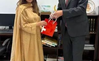 Swiss ambassador-designate meets additional secretary Ayesha Ali