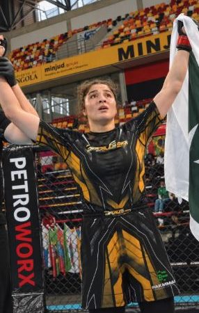 Manesha strikes gold for Pakistan at IMMAF World Cup