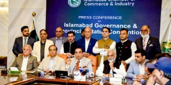 ICCI calls for elected chief executive for Islamabad's governance