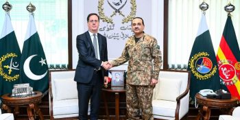 Nicolas Roche calls on Field Marshal Asim Munir at GHQ