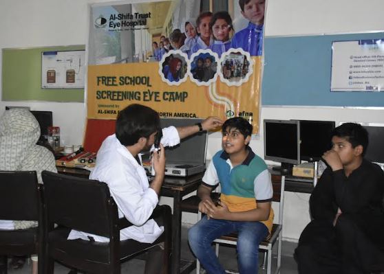 Al-Shifa finds refractive errors leading eye problem among children