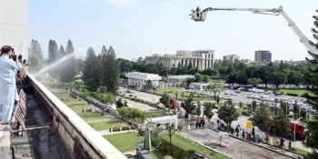 CDA conducts fire safety drill at Parliament house