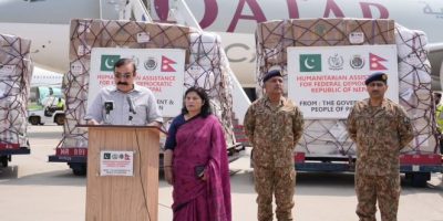 Pakistan dispatches 100 tons of humanitarian assistance to Nepal