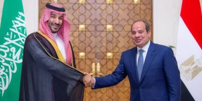 Egypt backs Saudi security as leaders call for free navigation through key straits
