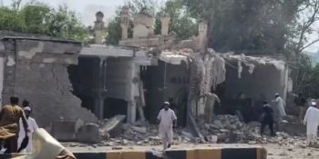 16 martyred, 57 injured in Kohat Police Line Mosque Blast