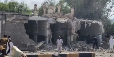 Blast in police lines Mosque in Kohat during Friday prayers