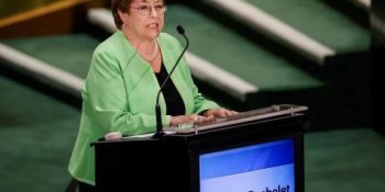 Chile’s Bachelet quits race to be next UN chief