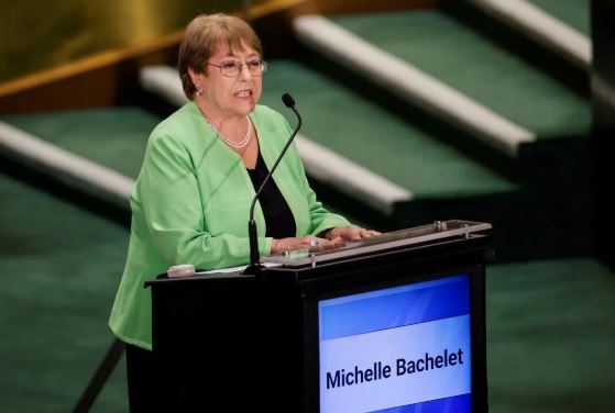 Chile’s Bachelet quits race to be next UN chief