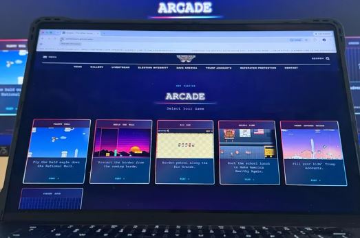 White House website debuts 5 retro arcade video games