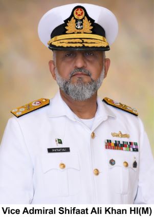 Rear Admiral Shifaat Ali Khan of Pakistan Navy promoted to the rank of vice admiral