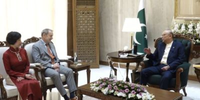 President receives credentials from French and Saudi envoys