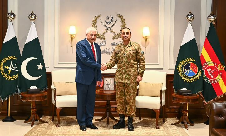 Russian interior minister calls on COAS Asim Munir 