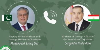 Pakistan, Tajikistan vow to strengthen enduring partnership, expand cooperation