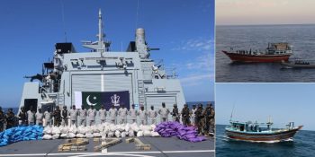 Pakistan Navy Ship YARMOOK seizes 850 kg Ice in Arabian Sea