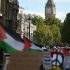 Thousands of pro-Palestinian demonstrators rally in London